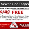 Spring Time Special! Free Sewer Line Inspection for New Residential Customers